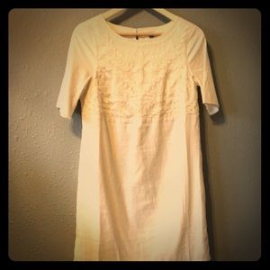 New Cream Mini Dress